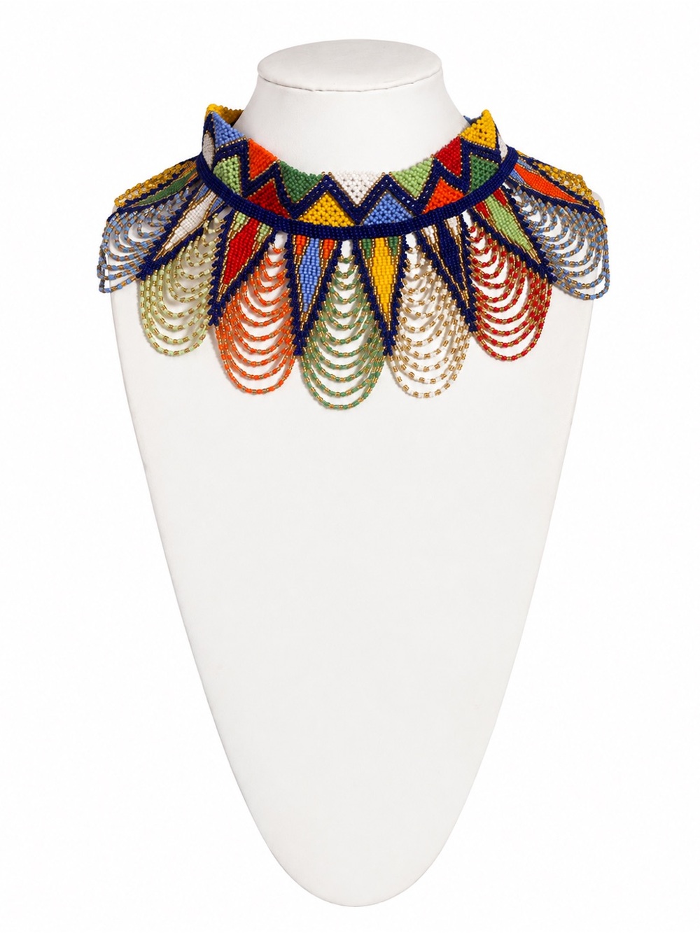 Zulu Beaded Collar Necklace